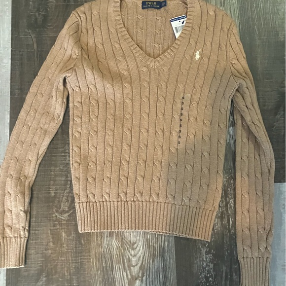 Brand new Ralph Lauren knitted sweater - neck- tan color - Picture 3 of 3